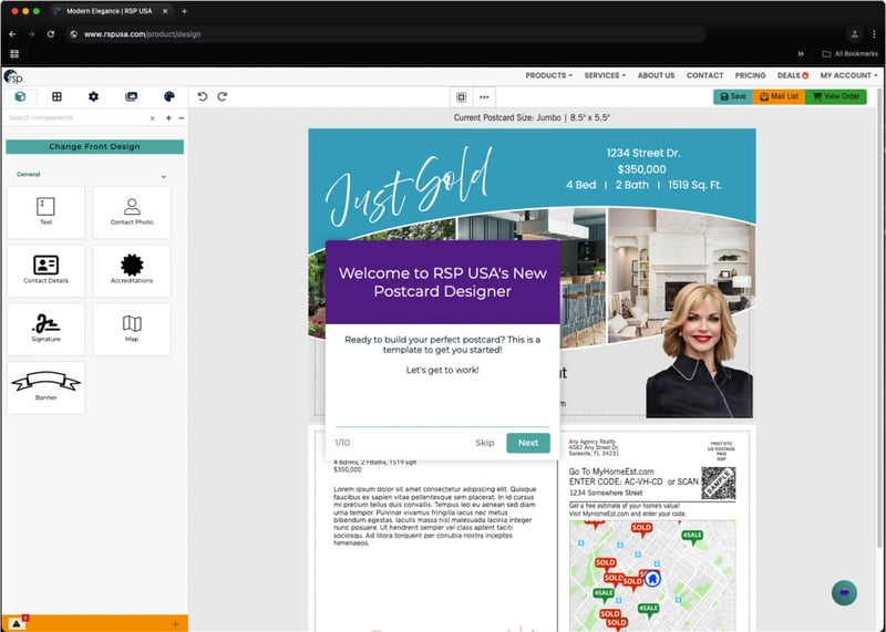 Just Launched: Drag-and-Drop Custom Postcard Editor for Real Estate Agents